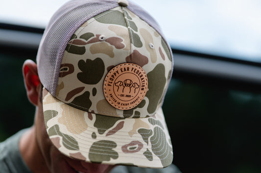 The Federation Seal Camo Leather Patch Hat